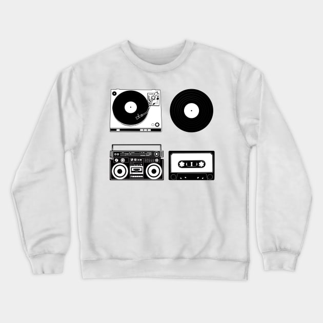 retro music Crewneck Sweatshirt by BekimART